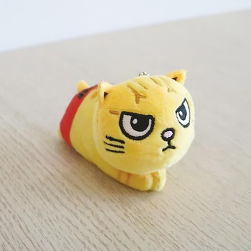 黃阿瑪的後宮生活 後宮游泳隊夾子娃娃 9*5.5*7cm 100% 聚酯纖維  嚕嚕 米黃色  1個