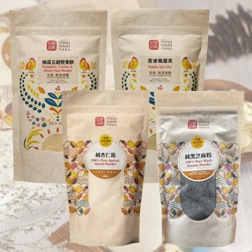 源順 無糖純素沖泡穀粉 純黑芝麻粉 純杏仁粉(霜) 客家風擂茶 南瓜五穀堅果粉 無添加糖穀粉 銀髮族 純素穀粉 沖泡飲品