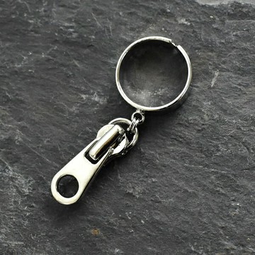 戒指 拉鍊造型可微調戒指【NC282】