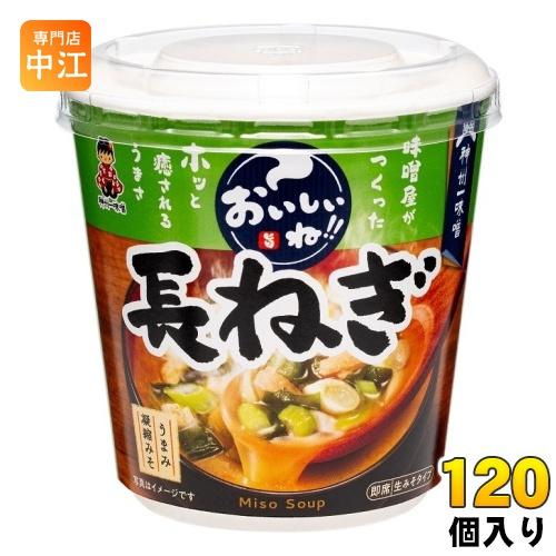 神州一味噌 カップみそ汁 おいしいね!! 長ねぎ 120個 (6個入×20 まとめ買い) 味噌汁 即席 インスタント