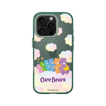 iPhone 16 Pro Clear 憂墨綠 - Care Bears - 雲朵綿綿