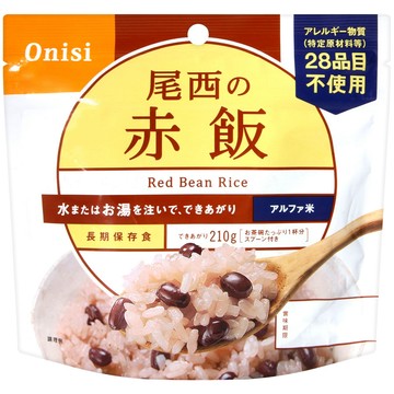 尾西食品 尾西速泡即食餐-紅豆飯 (100g)