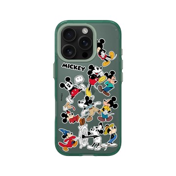 iPhone 16 Pro Clear 憂墨綠 - 迪士尼-米奇 Mickey - Sticker-各種米奇