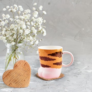 圓滾滾貓腳馬克杯【3款可選】 貓咪杯子 貓爪杯 貓咪馬克杯 貓爪肉球馬克杯 陶瓷馬克杯 貓掌馬克杯 馬克杯 貓奴必備