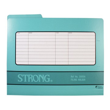 自強STRONG紙質分段卷宗/3000-A/藍