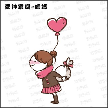 愛神家庭【媽媽款】100%純棉親子裝T恤