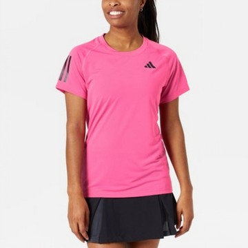 adidas 愛迪達 短袖上衣 女款 運動 CLUB TEE 粉 IT6579