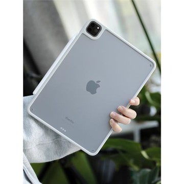適用2024款iPad Pro平板保護套11寸13磨砂簡約10.9透明air4/5/6無蓋10代2021版十代Mini6防摔抗彎帶筆槽后殼7