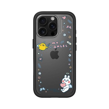 iPhone 16 Pro Mod NX 黑 - 懶散兔與啾先生 Lazy Rabbit and Mr.Chu - My Angel