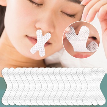 大友los1946貳組成人兒童口呼吸嘴巴貼X型中間加棉透氣親膚夜間防張嘴封口閉嘴貼