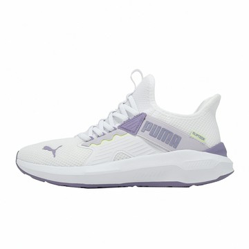 Puma 慢跑鞋 Softride Enzo 5 Slip Tech W 女鞋 白紫 緩震 313293-04