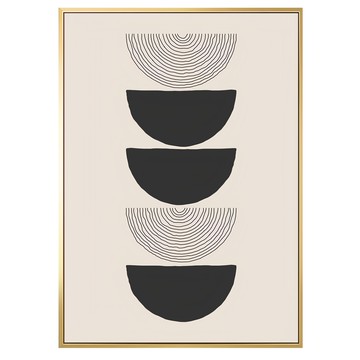 Boluo 菠蘿選畫所 螺旋圓舞曲I  40 x 30cm  金色