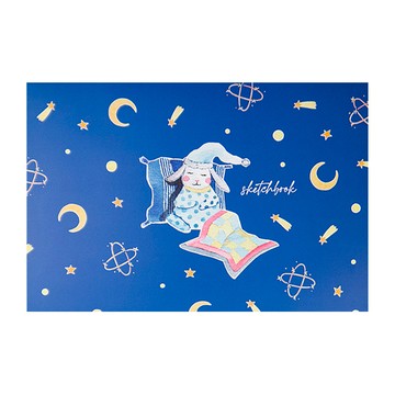 conifer 綠的事務 柔伊插畫系列 繪圖本 睡睡兔 26x38cm 40張  8開  1本