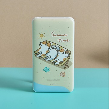 歐吉喵NEKO OJIMEOW夏日喵情雙線快充10000mAh行動電源