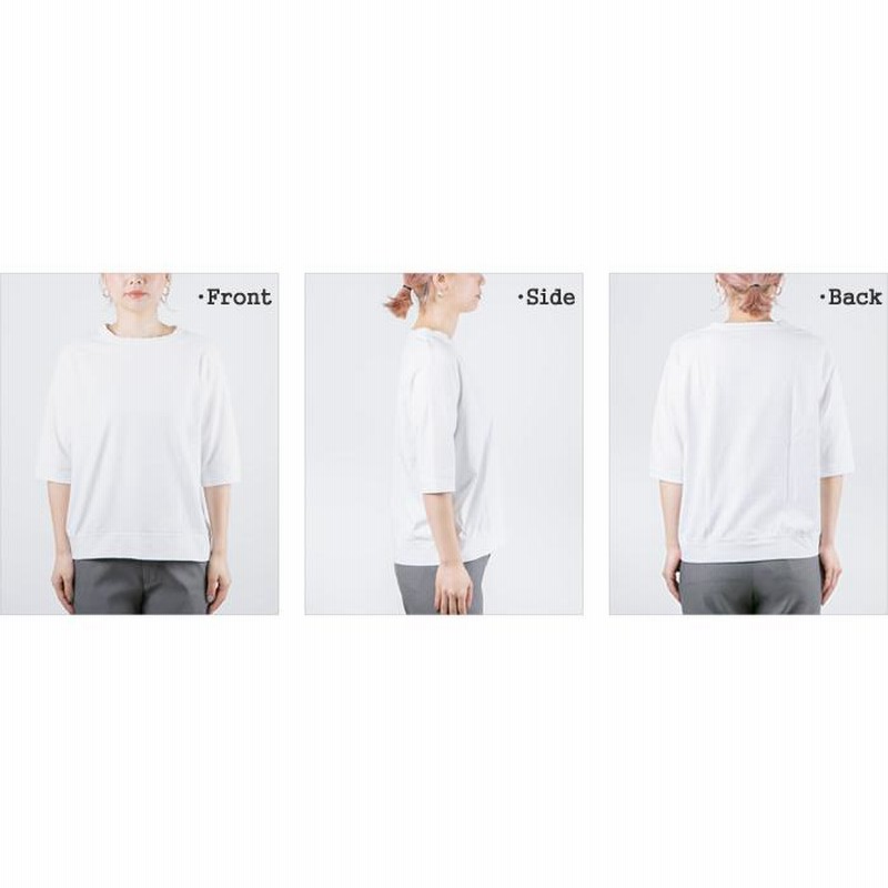 DANA FANEUIL ムラ糸天竺5分袖ワイドTシャツ D5722201 ナチュラルファッション　ナチュラル服　40代　50代　大人コーデ　カジュアル　シンプル　ベーシック DANA FANEUIL ムラ糸天竺5分袖ワイドTシャツ D5722201