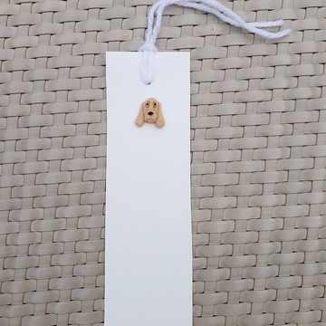 書籤 狗狗圖案 棕色 附贈祝福語