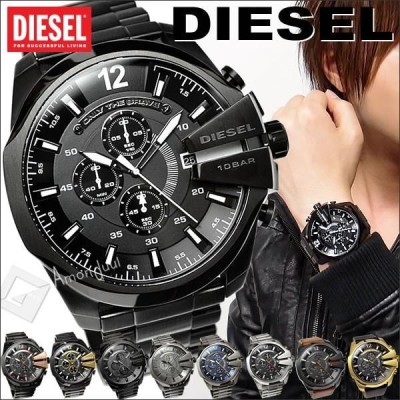 DIESEL ディーゼル メガチーフ クロノグラフ腕時計 メンズ DZ4283