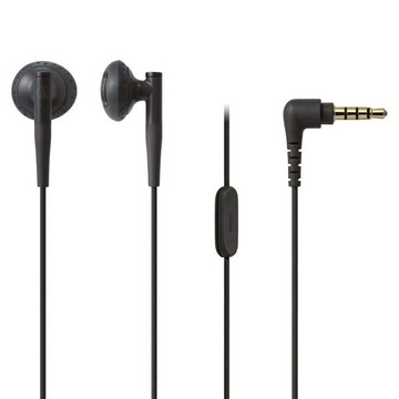 audio-technica 鐵三角 智慧型手機用耳塞式耳機 原廠保固  ATH-C200iS  黑色