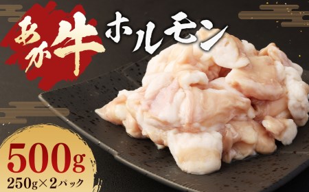 あか牛 ホルモン 合計500g 250g×2パック 和牛 牛肉