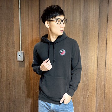 美國百分百【全新真品】Ralph Lauren 帽T RL 連帽T恤 上衣 徽章 POLO 男 LOGO 黑色 AD20