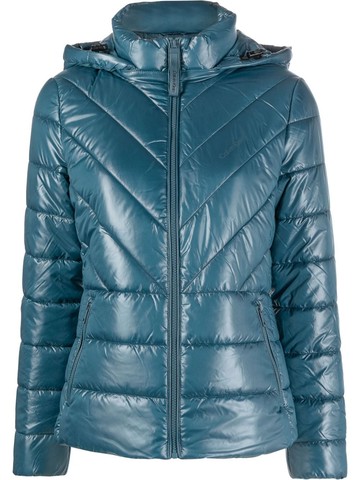 Calvin Klein - recycled padded jacket - women - Polyester/Polyester - L - Blue