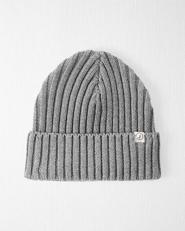Toddler Organic Cotton Ribbed Knit Cap