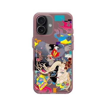 iPhone 17 Clear (相機按鈕) 晶醺玫 - KKSI x Mitsume - 金剛夢幻碎影