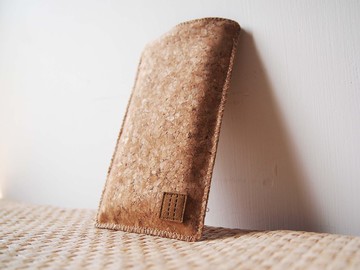 Paralife 量身訂製 軟木 手作手機套 可另加刺繡個性化名字 iPhone 7 6 plus Galaxy S6 6 edge Sony Z4