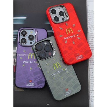 創意潮酷蘋果15Promax磁吸手機殼magsafe個性16高級灰色iPhone14pro全包磨砂13保護套適用于12趣味11硬殼紫色