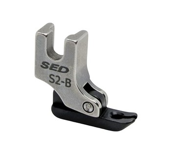 S2-B拉鍊壓腳特殊塗層適用長短夾轉角左右壓線2mm