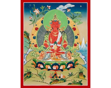 每一幅唐卡畫都是通往喜馬拉雅山靈魂的窗口