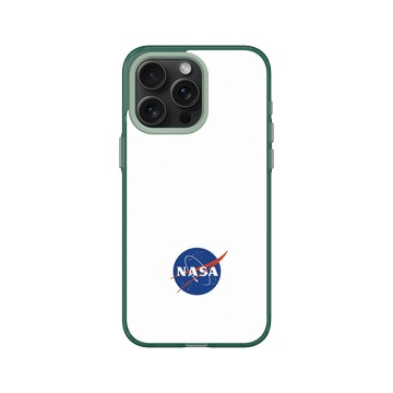 iPhone 15 Pro Max Clear 憂墨綠 - NASA - Meatball (White)