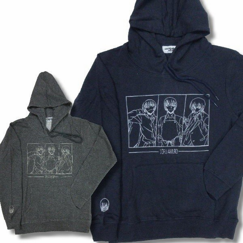 名探偵コナン メンズ 長袖 パーカー 安室透 柄 裏毛 アニメ キャラ アメカジ Bia004 通販 Lineポイント最大0 5 Get Lineショッピング