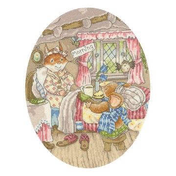 XBR5 - Bothy Threads 十字繡材料包 - 床邊早餐