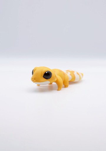 原創手作公仔-黃色白間守宮-1個入