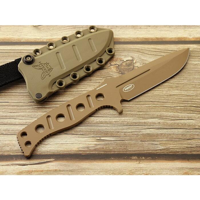 ●●ベンチメイド 375FE-1 フィクスド アダマス アース シースナイフ ,BENCHMADE Fixed Adamas Flat earth coating 日本正規品