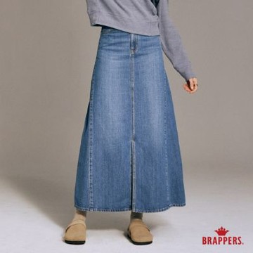BRAPPERS 女款 全棉長裙-深藍