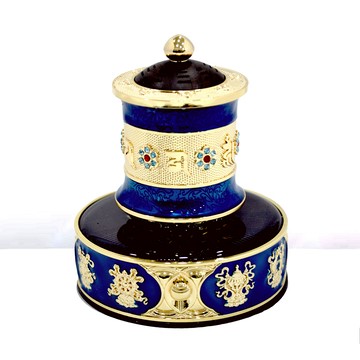 【新韻傳音】聖域轉經輪｜充電式＋太陽能雙驅｜供佛擺飾｜佛堂祈福神器｜太陽能轉經輪｜如法裝藏｜經正統開光｜法器 W008