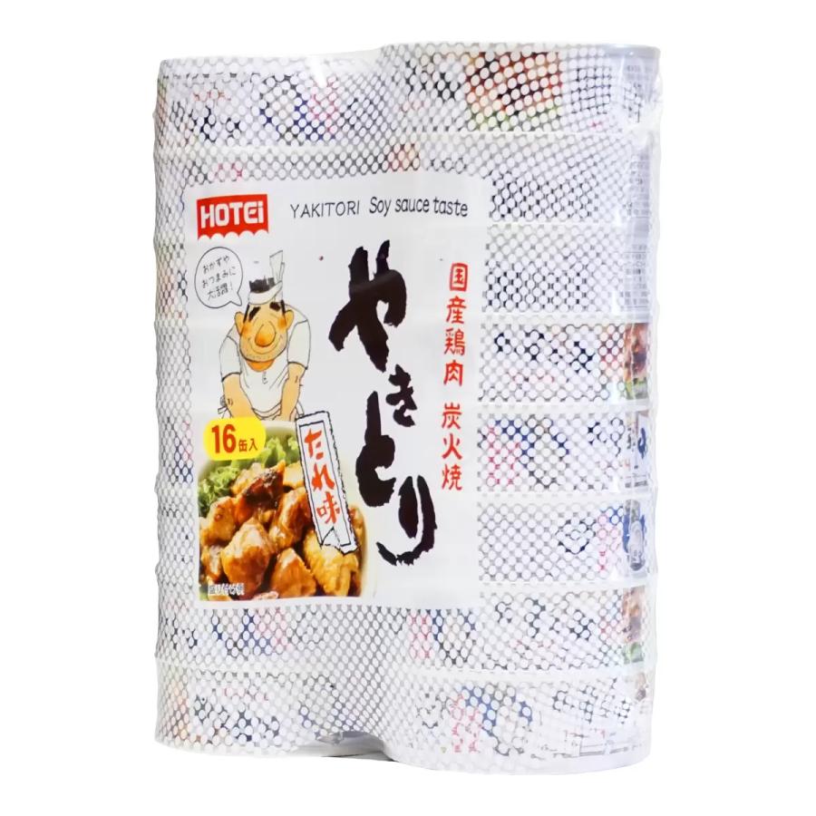 ホテイフーズ やきとり缶 たれ味 75g x 16P　缶詰