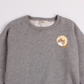 【斑貴妃】波蘿貓  大學T/男T恤/女上衣/中性T/刷毛上衣