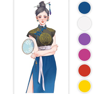 Chippao (6色) 45 (honne market) 人物貼紙 狐狸貼紙 黑色浣熊