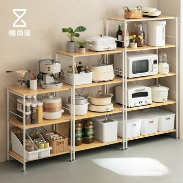 電器架 縫隙架 收納架 懶角落廚房置物架落地多層多功能家用微波爐烤箱收納架鍋架儲物架『cyd24486』