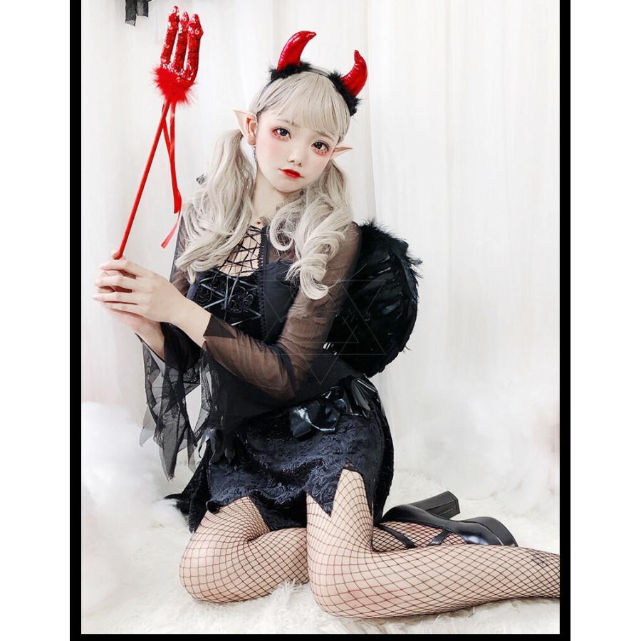 ハロウイン 悪魔 天使 コスプレ 羽根 妖精 コスチューム 大人用 衣装 コスプレ ハロウィン 仮装 小悪魔 コスプレ衣装 悪魔 女性 コス レディース  デビル 変装 … 通販 LINEポイント最大0.5%GET LINEショッピング