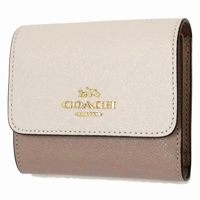 コーチ レザー財布 COACH アウトレット スモール トライフォールド