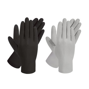 Ohsunny 兩件套男女通用防紫外線涼爽感覺透氣手套防曬防滑手套戶外釣魚駕駛 UPF50+