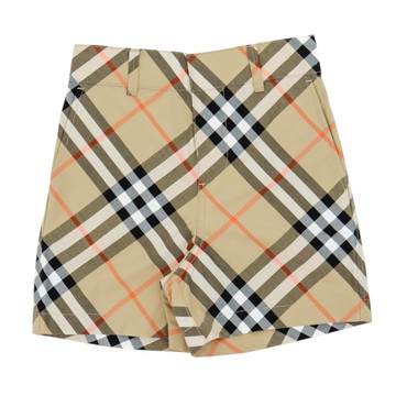 BURBERRY Kids 經典格紋短褲