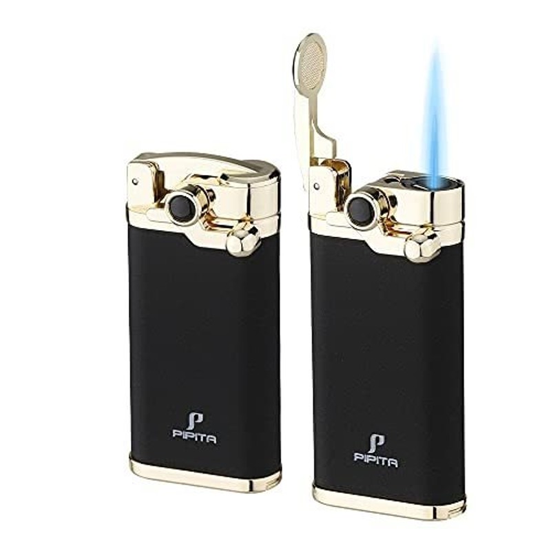 ガスライター 葉巻ライター 注入式 充填式 BBQ 金属 Lighter ジェットライター 防風 Torch バーベキュー アウトドア用トーチ  直噴ターボライター キャンプ ガスなし 火起こし