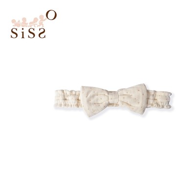【SISSO有機棉】彩棉點點甜心髮帶 12M(6~12月)