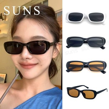 【SUNS】抗UV太陽眼鏡 復古港風方框墨鏡 經典潮流墨鏡 高質感墨鏡 S520