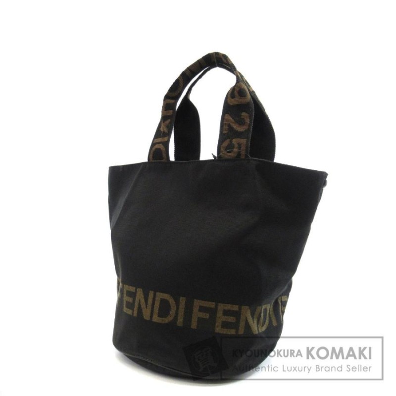 FENDI フェンディナイロンロゴハンドバッグ-